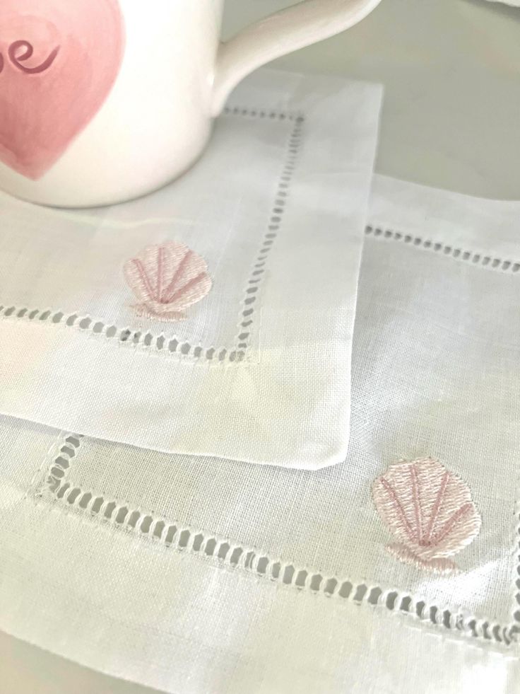 Seaside Seashell Cocktail Napkins