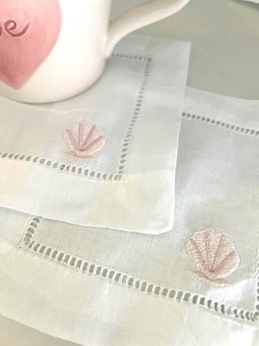 Seaside Seashell Cocktail Napkins